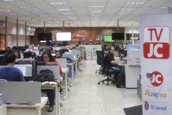 Newsroom of Jornal do Commercio in Brazil