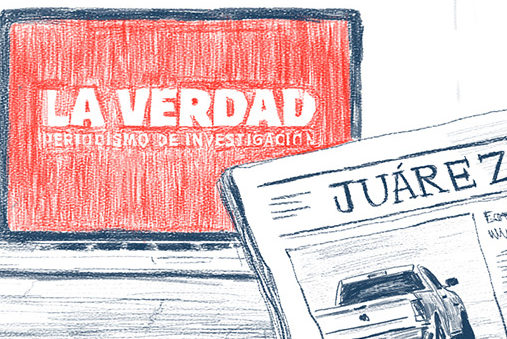 Ilustración del blog "Tenemos que Hablar". Entrada de las periodistas mexicanas Rocío Gallegos y Gabriela Minjares, “La Verdad, una apuesta por el periodismo”. (Cortesía).