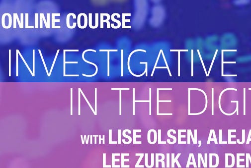 Investigative Reporting MOOC banner