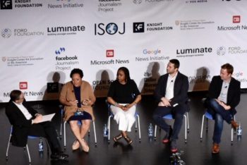 Panel of five people at ISOJ