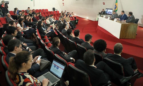 Meeting of the Advisory Council on Internet and Elections of the TSE in Brasília on Oct. 22. (Photo: Nelson Jr. / Ascom / TSE)