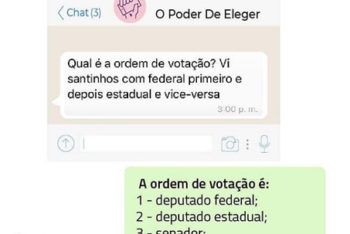 O Poder de Eleger project also campaigned to answer user 'questions about the elections.