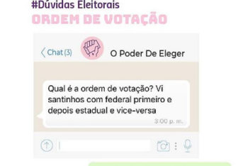 O Poder de Eleger project also campaigned to answer user 'questions about the elections.
