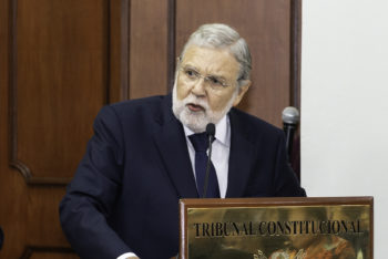 President of the Constitutional Court of Peru, Ernesto Blume (Photo: Juan Manuel Herrera/OEA via Flickr]