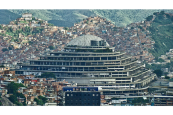 The Helicoide building in Caracas, where Billy Six is being held (Damián D. Fossi Salas [CC BY-SA 2.0 (https://creativecommons.org/licenses/by-sa/2.0)], via Wikimedia Commons)