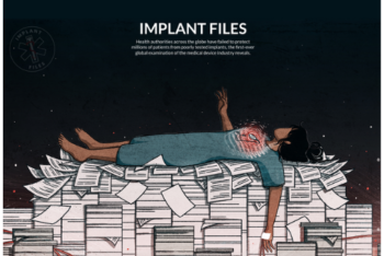 The Implant Files is a transnational investigation led by the International Consortium of Investigative Journalists (ICIJ). (Screenshot)