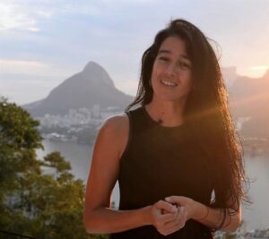 Ana Peralta has lived in Rio for six years working for Spanish-speaking vehicles. Photo: courtesy