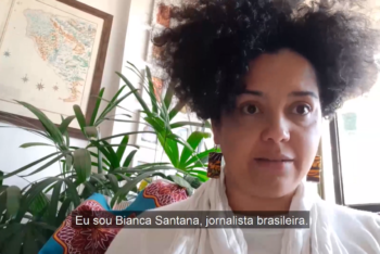 Bianca Santana é colunista do UOL e representou
