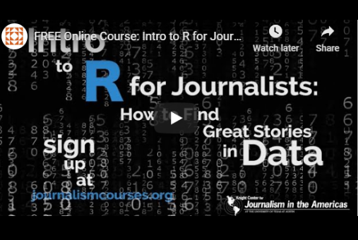 R for Journalists promo video
