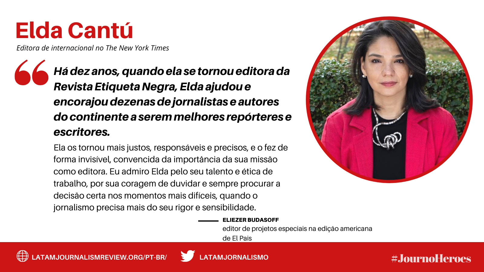 #JOURNOHEROES ELDA CANTU PT