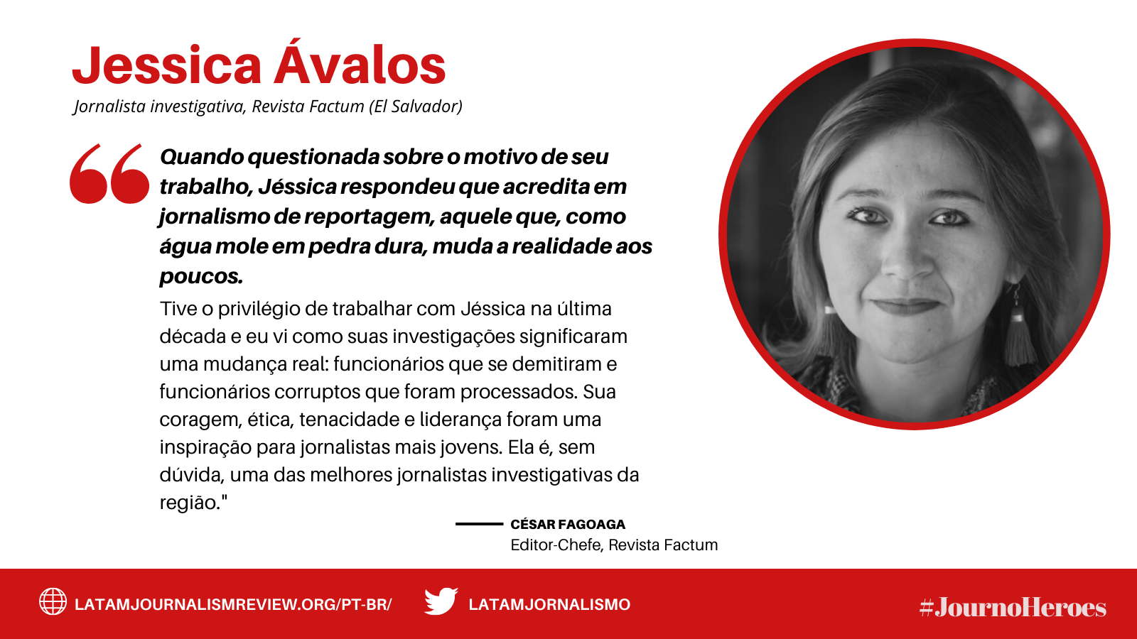 #JOURNOHEROES Jessica Avalos PT