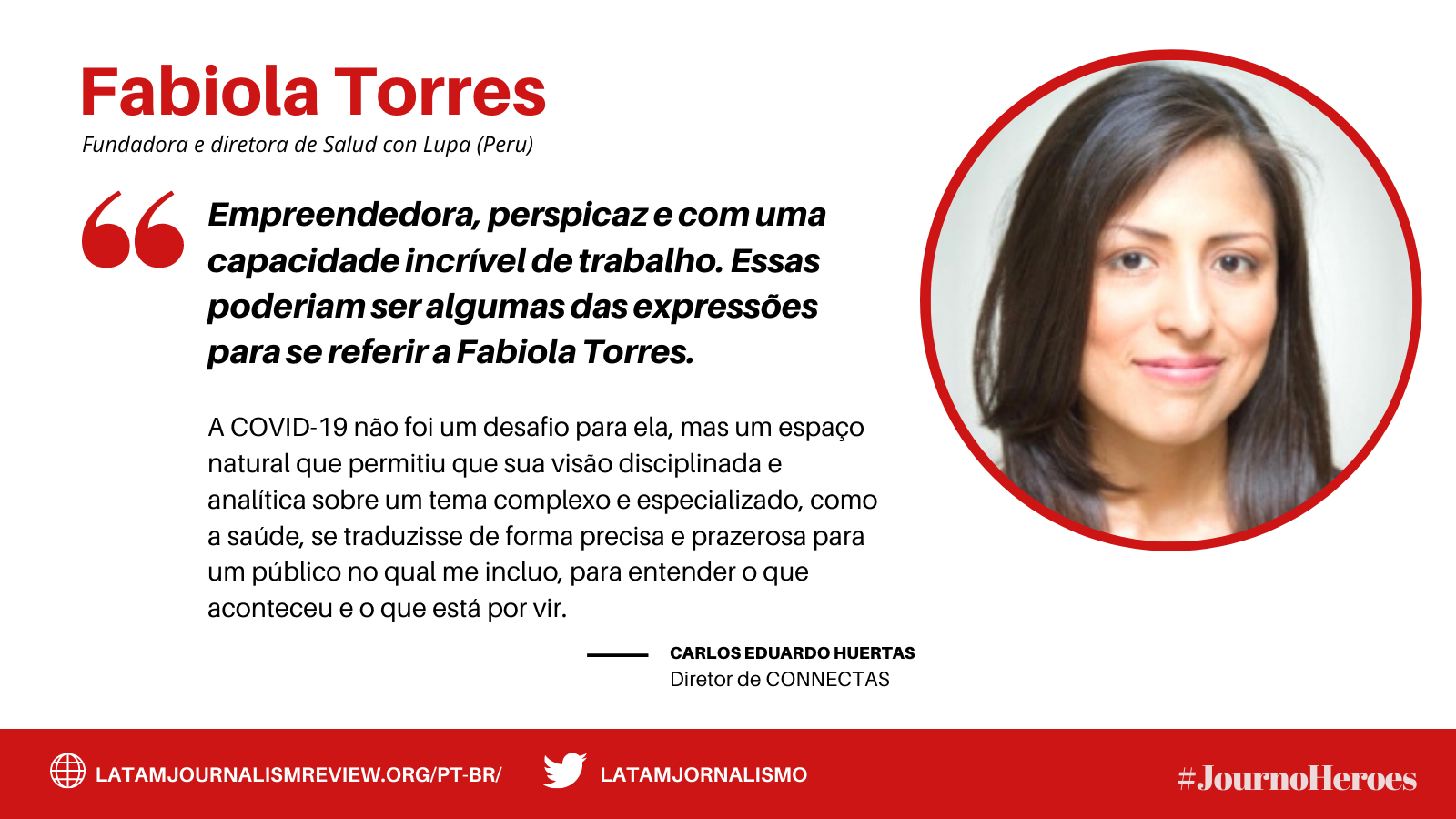 Fabiola Torres #JournoHeroes PT