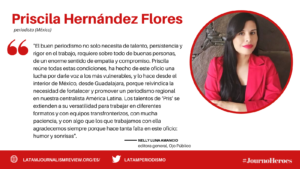 #JOURNOHEROES Priscila Hernández Flores ESP