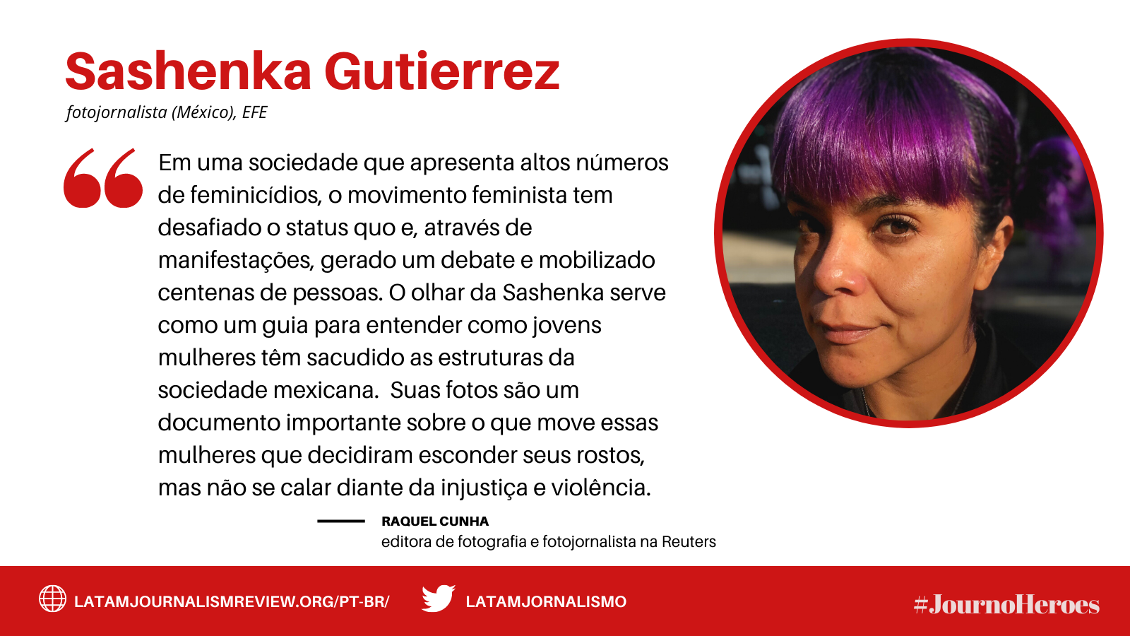 #JOURNOHEROES Sashenka Gutierrez PT