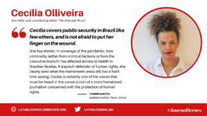 #JournoHeroes Cecilia Olliveira ENG