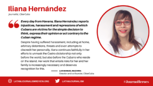 #JournoHeroes Iliana Hernández ENG