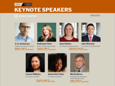 ISOJ 2021 keynotes