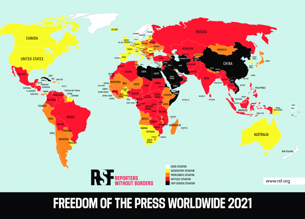 Latin American countries fall in global press freedom ranking - LatAm ...