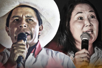 Candidatos a la presidencia de Perú, Pedro Castillo y Keiko Fujimori.