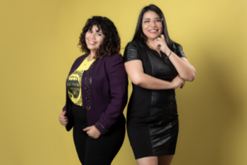 Catherine Calderón e Jennifer Ávila, cofundadoras do hodurenho Contracorrente: jornalismo investigativo de impacto em ambiente hostil para jornalistas mulheres