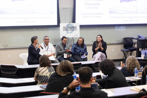 Panel Periodismo Nicaragua 15º Coloquio Iberoamericano