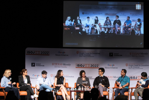 Lightning sessions: Online journalism and press freedom around the world, during ISOJ 2022.