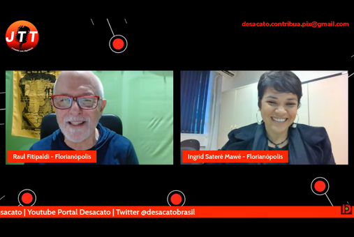 Jornal matinal ao vivo transmitido no YouTube é um dos principais produtos do Portal Desacato. (Foto: captura de tela)