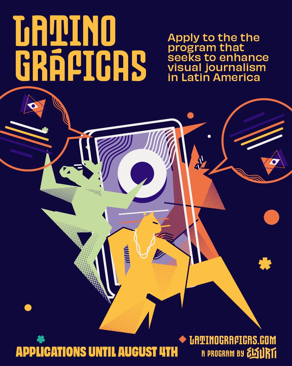 Latinográficas 2022 Poster English version