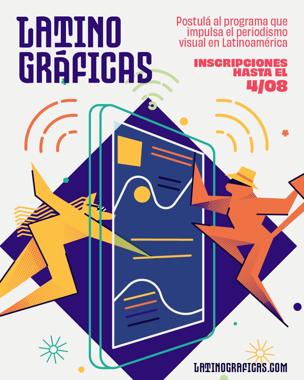 Latinográficas 2022 poster in Spanish