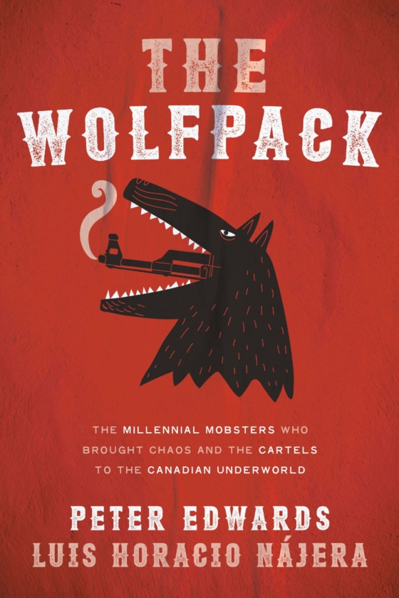Cover of the book "The Wolfpack", by Mexican journalist Luis Horacio Nájera