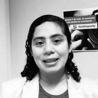 Zuliana Lainez, president of the Nacional Association of Journalists of Peru.