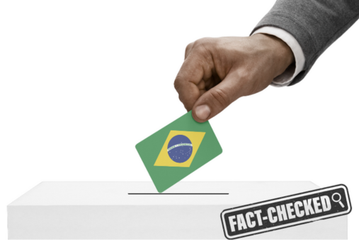 ballot box with a Brazilian flag