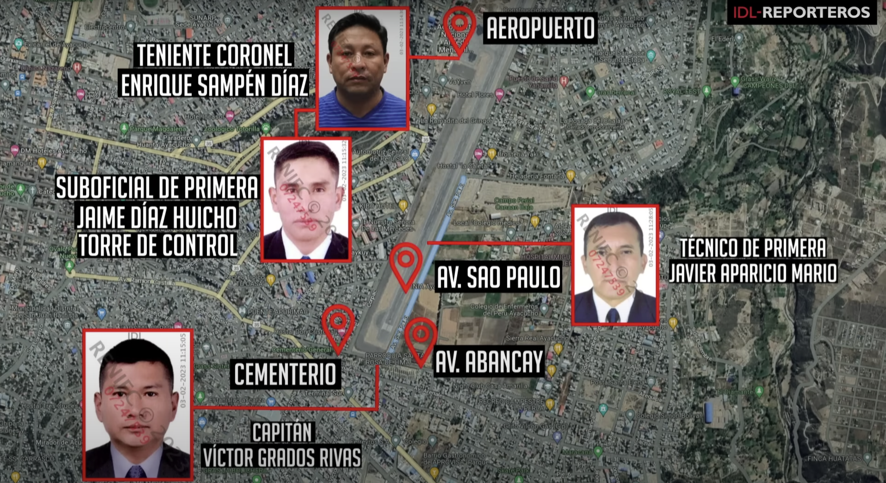 Screenshot of the investigation "Radiografía de Homicidios", by Peruvian media outlet IDL-Reporteros.