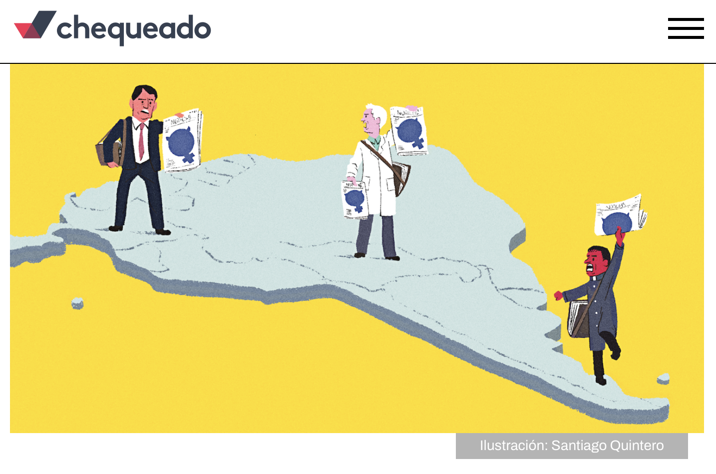 Screenshot of Argentinian media outlet Chequeado's illustration.