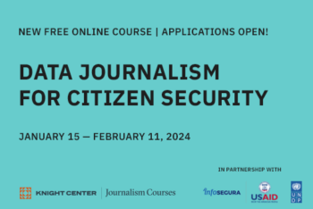 Data Journalism for Citizen Security