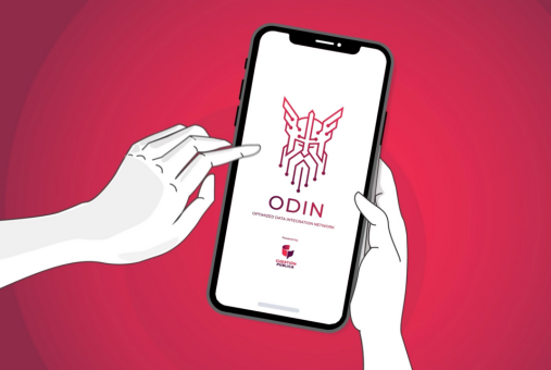 Illustration of the AI tool Odin Project, developed by Colombian media outlet Cuestión Pública.