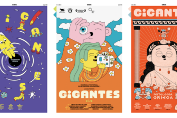 Three covers of a newspaper for children from Uruguay