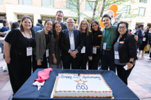 Moody party celebrating the 25th anniversary of ISOJ at the AT&T Conference session on April 12, 2024. Patricia Lim/Knight Center