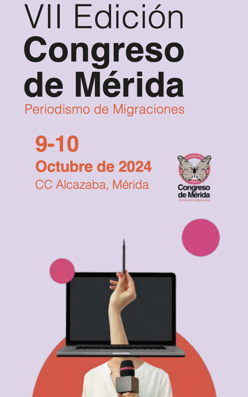 Poster of the 2024 Migration Journalism Congress.