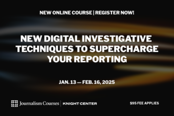 New Digital Investigative Techniques