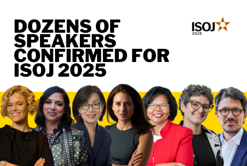 Dozens of speakers confirmed for ISOJ 2025