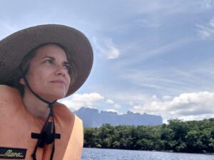 a woman journalist in the Amazonia