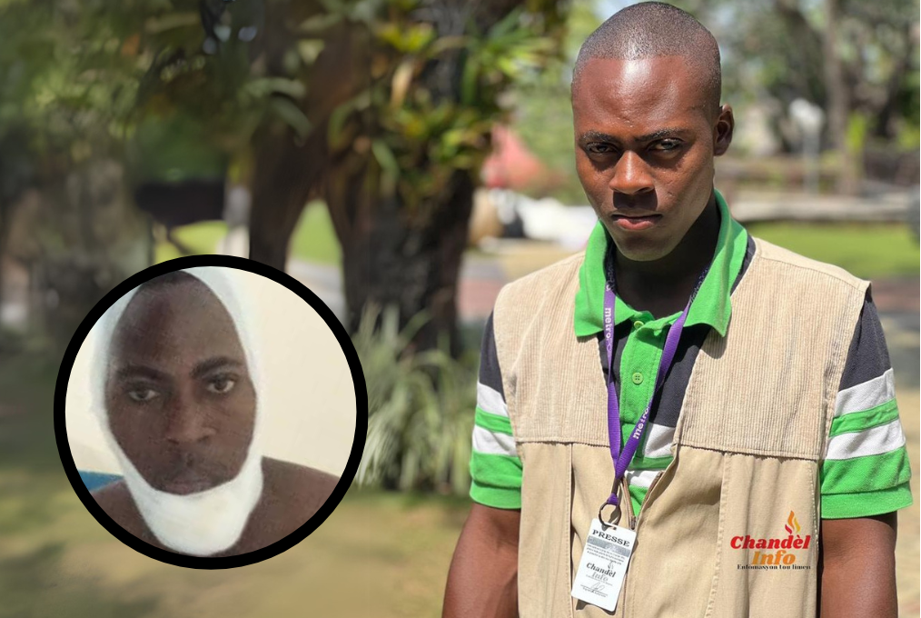 Haitian journalist Jocelyn Justin.