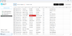 The app allows users to upload tables in Excel, CSV (comma-separated files), or through a link (Google Sheets). After the data is uploaded, ODE automatically generates a report of the errors it finds.