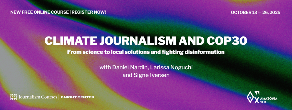Climate Journalism and COP30
