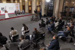 Screenshot of the livestream of a news conference of the President of Mexico. (Photo: Screenshot of the YouTube Channel of the Mexico's Presidency)