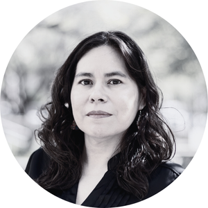 Woman looking at camera