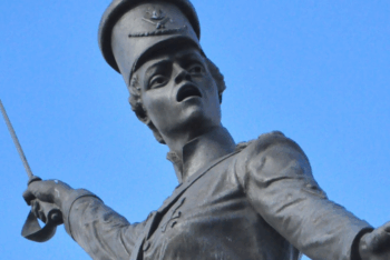 Statue of Brazilian national icon Maria Quitéria