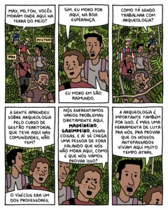 A comic strip by journalist Pablito Aguiar