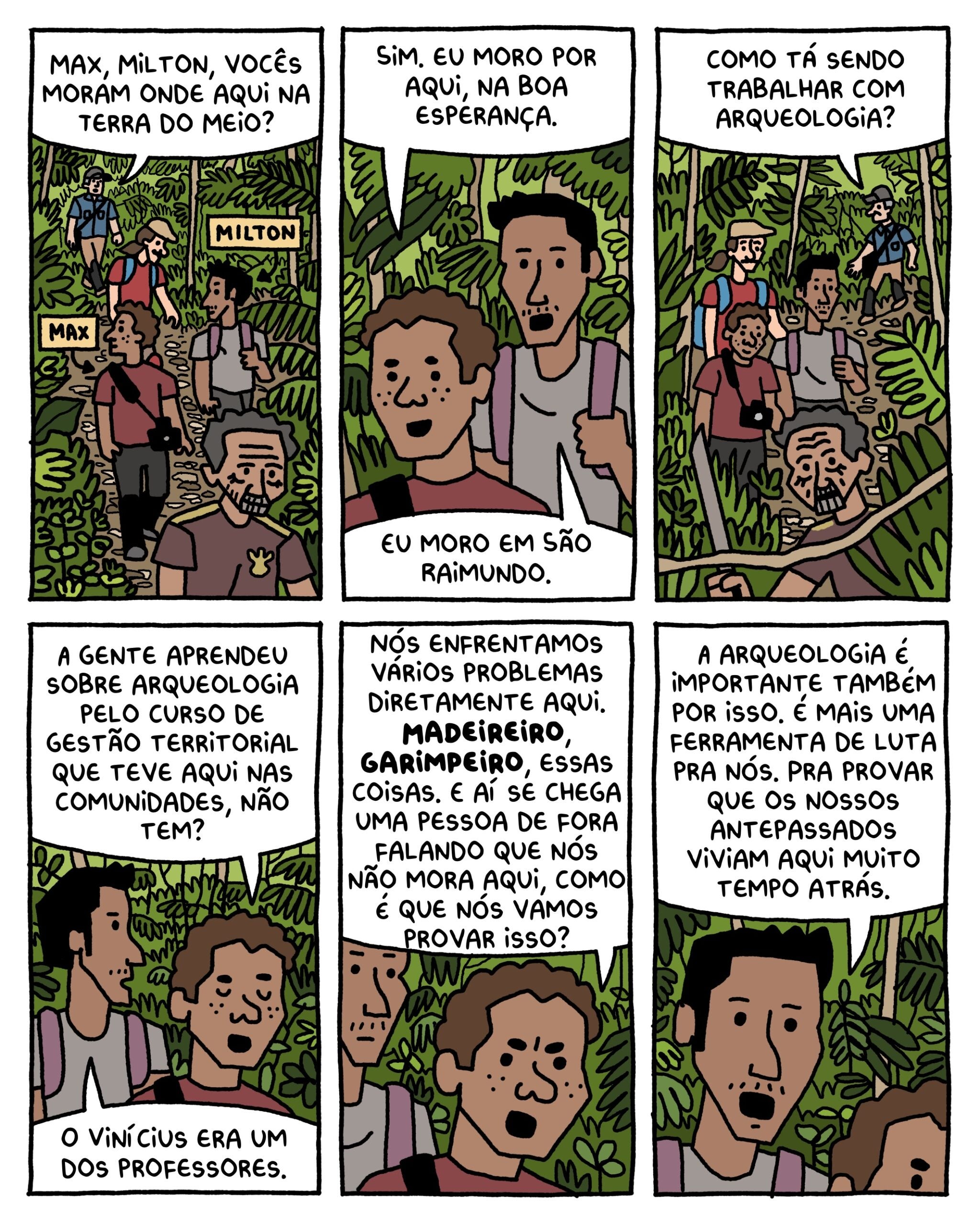 A comic strip by journalist Pablito Aguiar